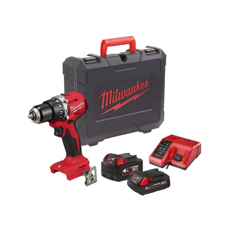 Wiertarko-wkrętarka udarowa M18 BLPDRC-422C AKU 18V (1x 4.0Ah + 1x 2.0Ah) Milwaukee 4933492825