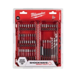 Zestaw bitów udarowych i wierteł uniwersalnych SHOCKWAVE™ IMPACT DUTY 48szt. MILWAUKEE 4932492005