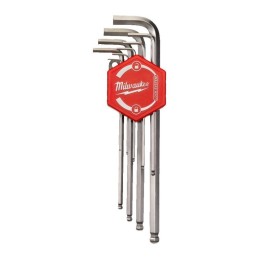Zestaw kluczy imbusowych HEX 9 szt. MILWAUKEE 4932478621