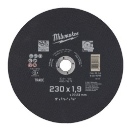 Tarcza do cięcia metalu, 230 x 1,9 x 22,2 mm (1 szt.) MILWAUKEE 4932479579