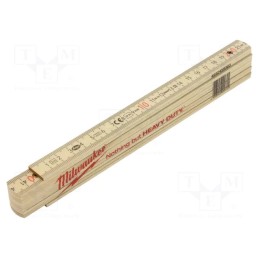 MIARA DREWNIANA SKŁADANA 2M WĄSKA MILWAUKEE 49322459303