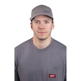 Czapka z daszkiem, szara, rozmiar S/M MILWAUKEE 4932493097
