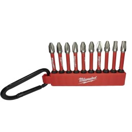 Zestaw bitów udarowych PH PZ TX SHOCKWAVE™ Impact Duty 10 szt. + karabińczyk MILWAUKEE 4932492939