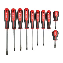 Zestaw wkrętaków śrubokrętów 10szt. MILWAUKEE 4932471808