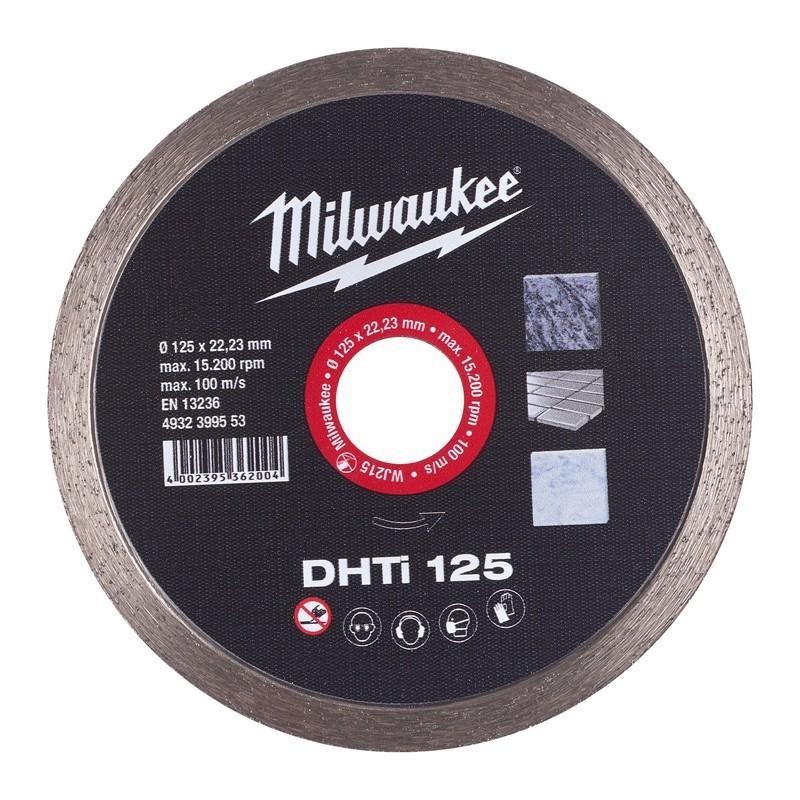 Tarcza diamentowa tnąca DHTi 125 x 22,23 mm MILWAUKEE 4932399553