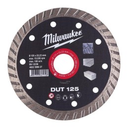 Tarcza diamentowa tnąca DUT 125 x 22,23 mm (1szt.) MILWAUKEE 4932399527