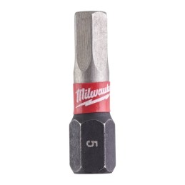 Bit udarowy HEX 5 H5 25mm Shockwave 2szt. MILWAUKEE 4932430896