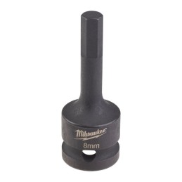 Klucz trzpieniowy udarowy H8 1/2" HEX nasadowy MILWAUKEE 4932478065