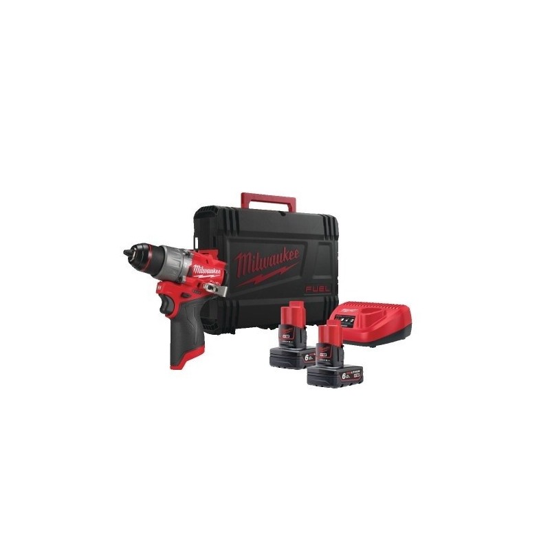 Zestaw wiertarko wkrętarka udarowa M12 FPD2MC-602X  MILWAUKEE 4933499463
