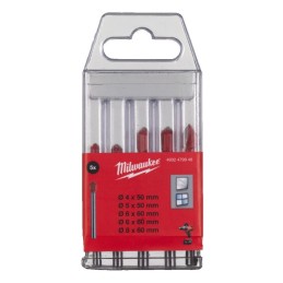 Zestaw wierteł do szkła, płytek i ceramiki 5szt. MILWAUKEE 4932479948