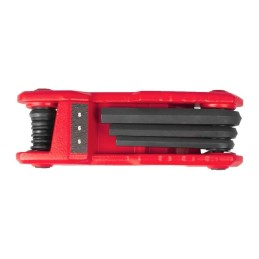 Zestaw składanych kluczy imbusowych HEX 8 szt. 1.5, 2, 2.5, 3, 4, 5, 6, 8mm MILWAUKEE 4932480978
