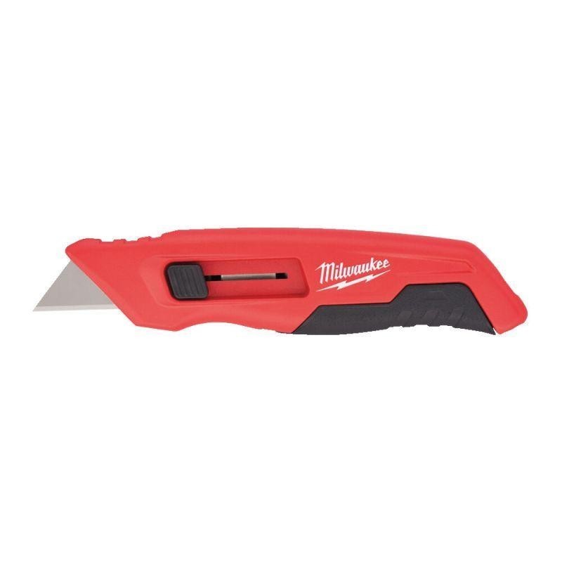 Nóż z rękojeścią Heavy Duty z gumową wstawką, z wysuwanym ostrzem MILWAUKEE 4932492378