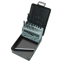 Zestaw wierteł do metalu HSS-R 1-10mm 19 szt. kaseta metalowa MILWAUKEE 4932352468
