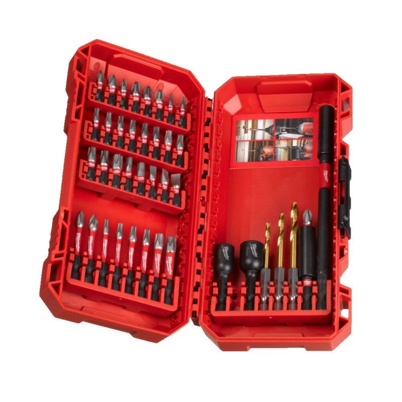 Zestaw wierteł nasadek i bitów udarowych SHOCKWAVE™ IMPACT DUTY - 40 szt. MILWAUKEE 4932492004