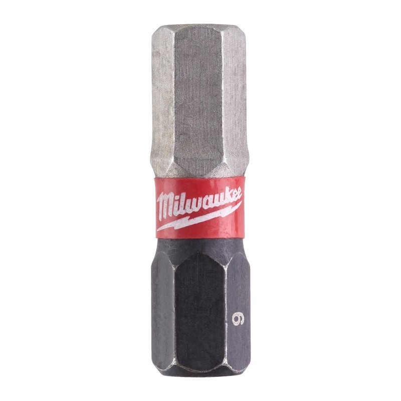 Bit udarowy Hex 6 H6 25mm Shockwave 2szt. MILWAUKEE 4932430897