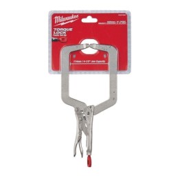 Zaciski blokujące typ C, Torque Lock, szerokie, z końcówkami zwykłymi 9" MILWAUKEE 4932472257