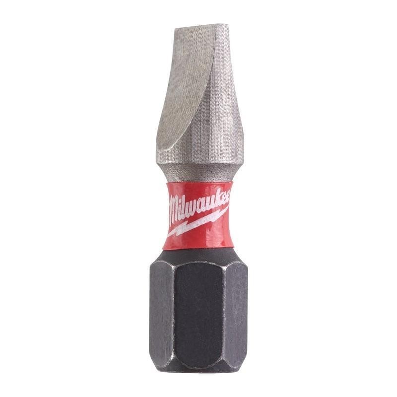 Bit udarowy Shockwave płaski, SL 1,2 x 6,5 x 25 mm (2 szt.) MILWAUKEE  4932430903