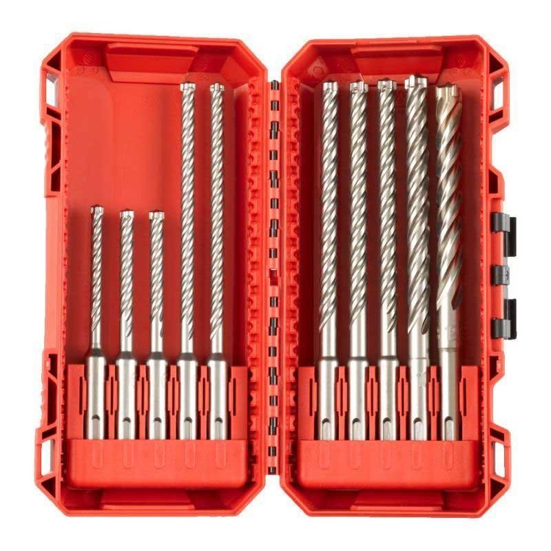 Zestaw wierteł udarowych do betonu SDS-Plus MX4, 4-ostrzowe, 5 - 12 mm (10 szt.) MILWAUKEE 4932492115
