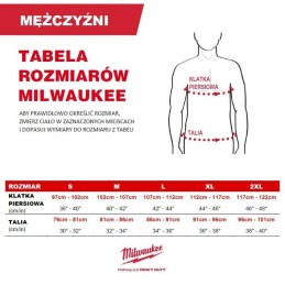 M12 HHBL4-0 (XL) - Bluza podgrzewana męska - czarna, M12™ Li-ion 12 V, rozmiar XL MILWAUKEE 4932480064
