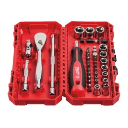 Zestaw nasadek z grzechotką i bity udarowe 38 el. Milwaukee 4932498381
