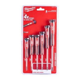 Zestaw wkrętaków precyzyjnych 6 szt. MILWAUKEE 4932471869