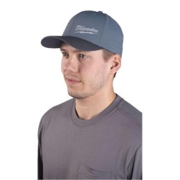 Czapka z daszkiem Premium, niebieska, rozmiar L/XL MILWAUKEE 4932493106