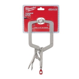 Zaciski blokujące typ C, Torque Lock, szerokie, z ruchomymi końcówkami 9" MILWAUKEE 4932472258