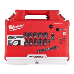 Zestaw nasadek udarowych 1/2" 10-24mm Shockwave 13szt. MILWAUKEE 4932480456