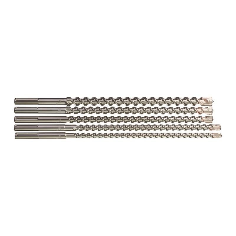 Zestaw wierteł do betonu SDS Max MX4, 4-ostrzowe, 16 - 25 mm (5 szt.) MILWAUKEE 4932352800