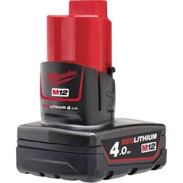 M12 B4 - Akumulator M12™, Li-ion 12 V, 4.0 Ah, MILWAUKEE 4932430065
