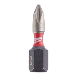 Bit udarowy Shockwave do śrub Phillips, PH1 x 25 mm MILWAUKEE 4932430850