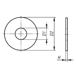 DIN 9021 / ISO 7093 / PN 82030